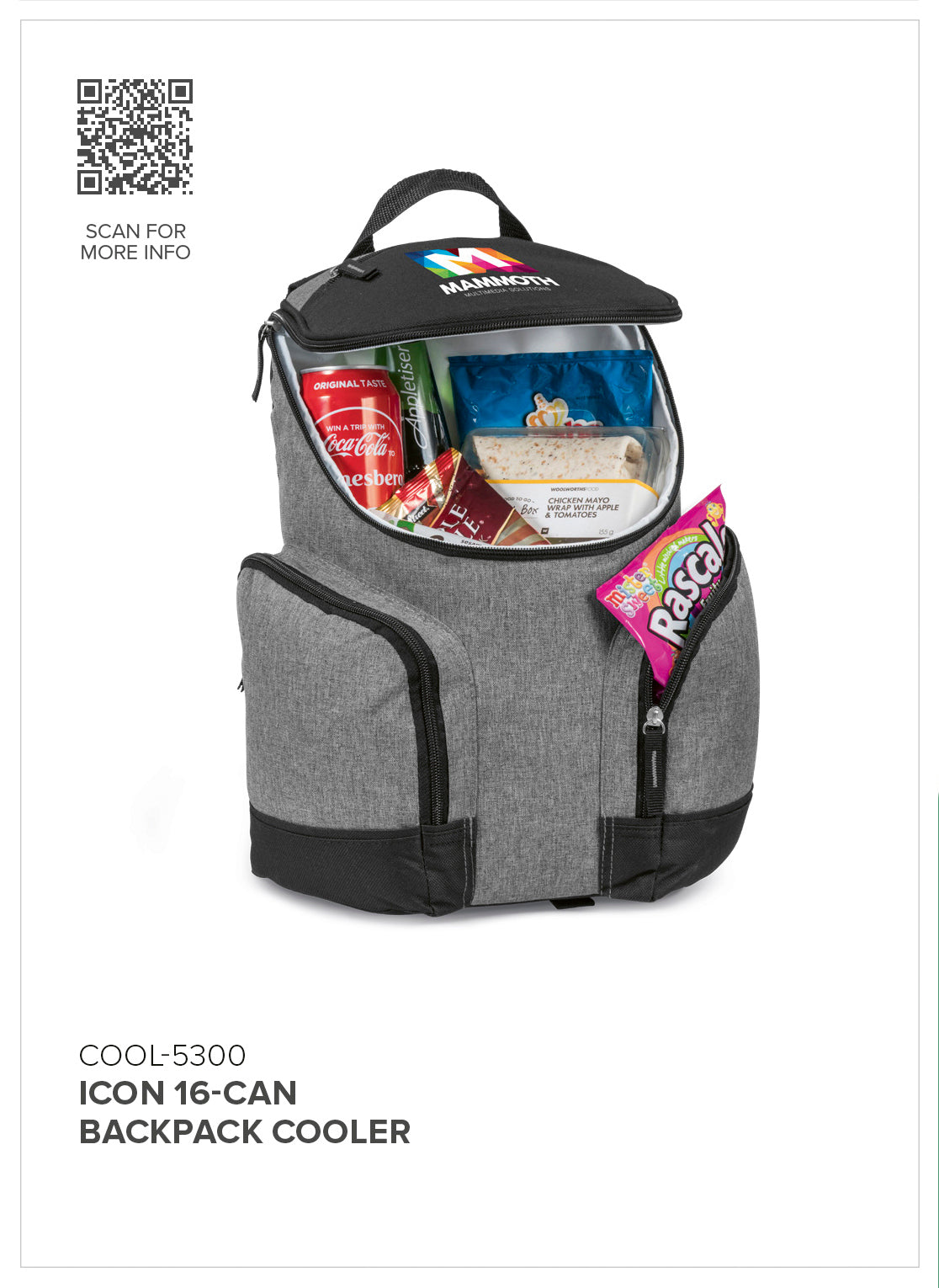 Icon 16-Can Backpack Cooler - Image 6